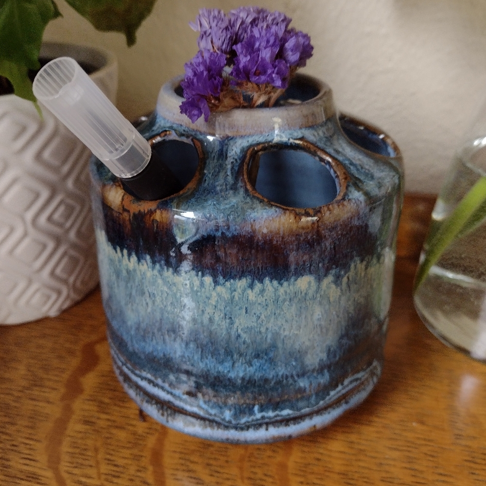 Handmade Boho Pen Holder/ Vase